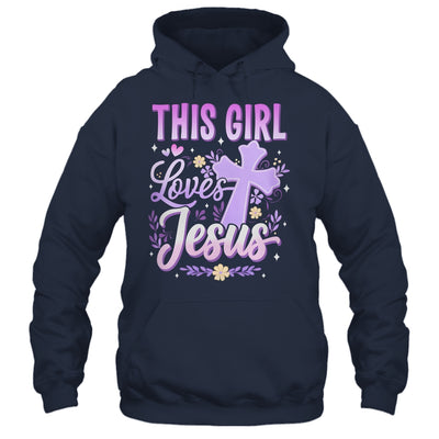 This Girl Loves Jesus Cute Christian Girl God Religious Shirt & Hoodie | siriusteestore