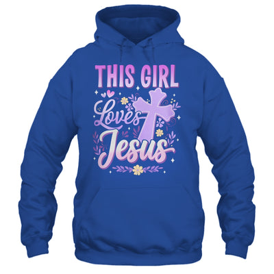 This Girl Loves Jesus Cute Christian Girl God Religious Shirt & Hoodie | siriusteestore