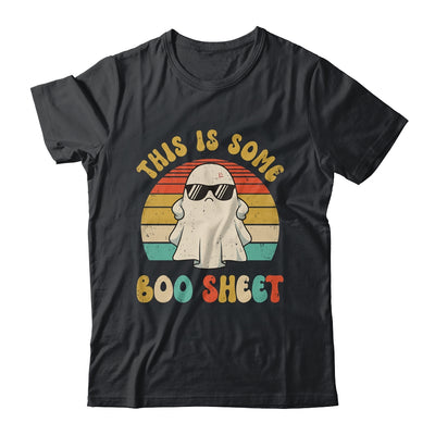 This Is Boo Sheet Halloween Ghost Costume Retro Groovy Shirt & Hoodie | siriusteestore