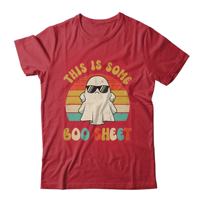 This Is Boo Sheet Halloween Ghost Costume Retro Groovy Shirt & Hoodie | siriusteestore