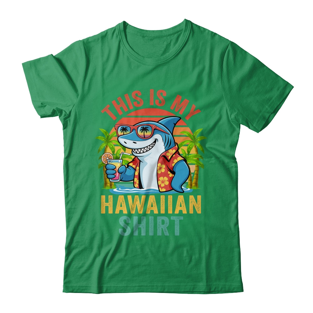 This Is My Hawaiian Shirt Tropical Luau Shark Costume Hawaii Shirt & Hoodie | siriusteestore