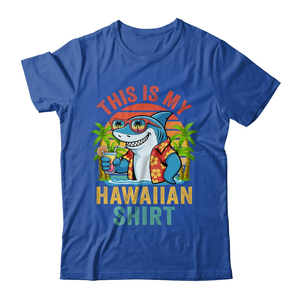 This Is My Hawaiian Shirt Tropical Luau Shark Costume Hawaii Shirt & Hoodie | siriusteestore