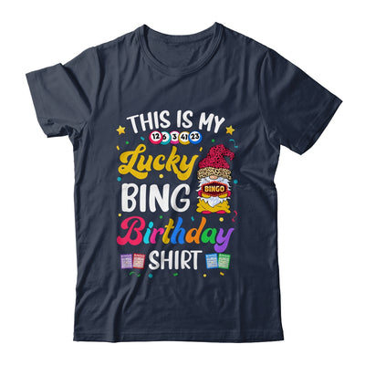 This Is My Lucky Bingo Birthday Funny Bingo Gnome Shirt & Tank Top | siriusteestore