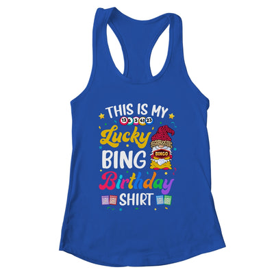 This Is My Lucky Bingo Birthday Funny Bingo Gnome Shirt & Tank Top | siriusteestore