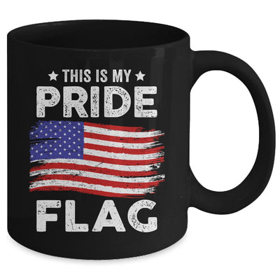 This Is My Pride Flag USA American 4th Of July Patriotic Mug | siriusteestore