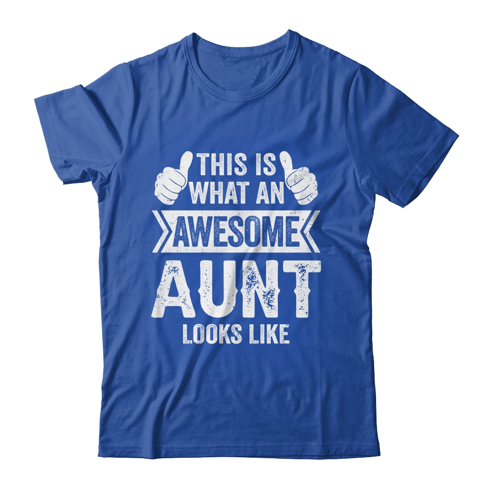 This Is What An Awesome Aunt Looks Like Mothers Day Cool Shirt & Tank Top | siriusteestore