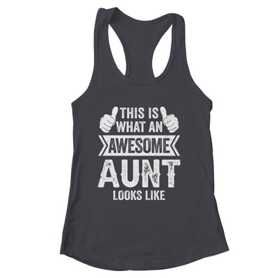This Is What An Awesome Aunt Looks Like Mothers Day Cool Shirt & Tank Top | siriusteestore