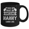 This Is What An Awesome Nanny Looks Like Mothers Day Cool Mug | siriusteestore