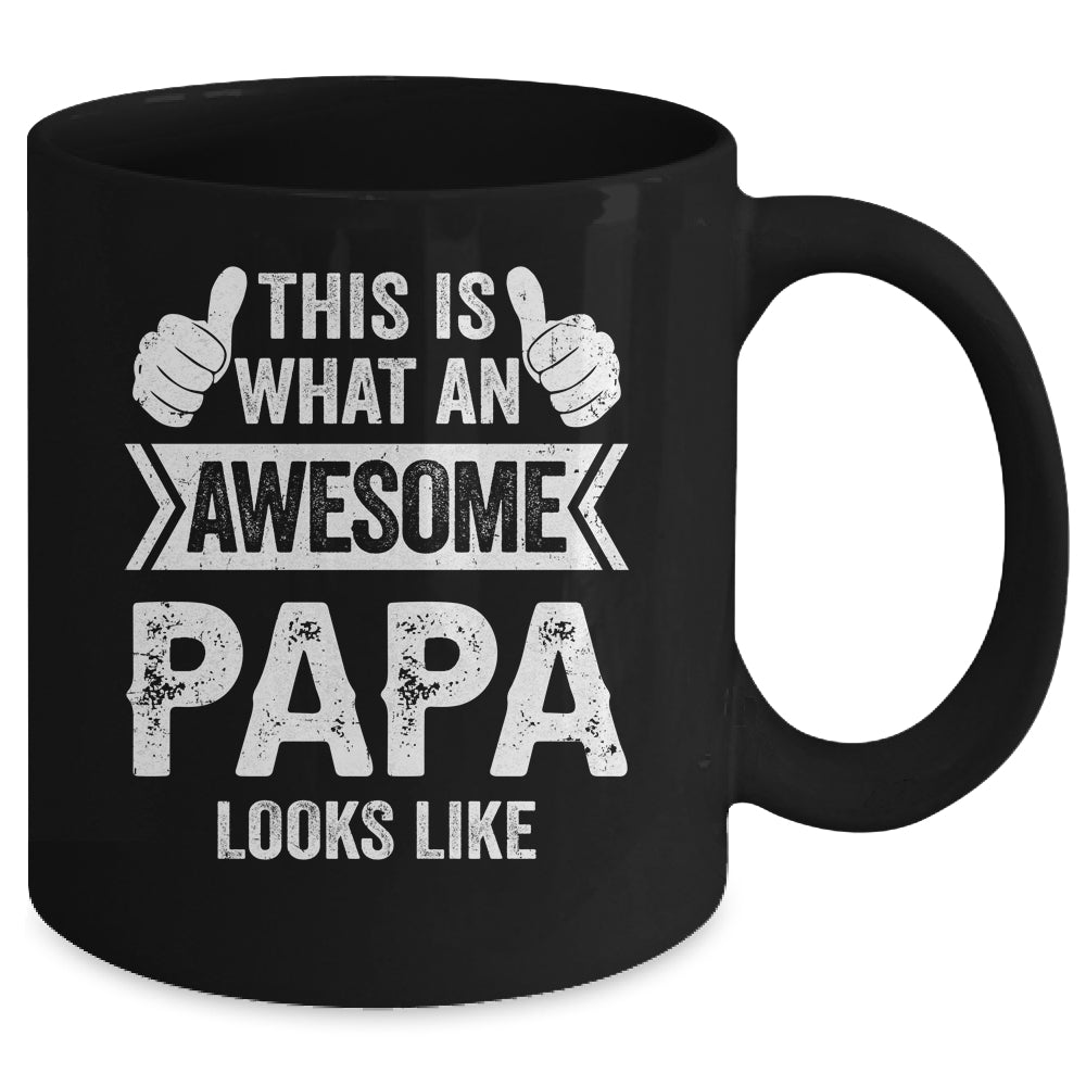 This Is What An Awesome Papa Looks Like Fathers Day Cool Mug | siriusteestore