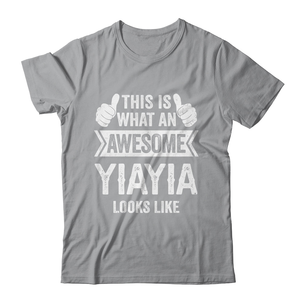 This Is What An Awesome Yiayia Looks Like Mothers Day Cool Shirt & Tank Top | siriusteestore