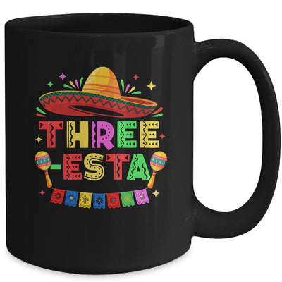 Three-Esta Fiesta Sombrero 3rd Birthday Mexican Outfit Mug | siriusteestore