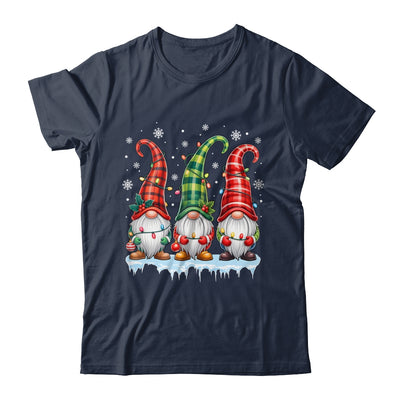 Three Gnomes Men Women Buffalo Plaid Red Christmas Shirt & Sweatshirt | siriusteestore