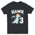 Three Rawr I'm 3 Years Old T Rex Dinosaur 3rd Birthday Boys Youth Shirt | siriusteestore