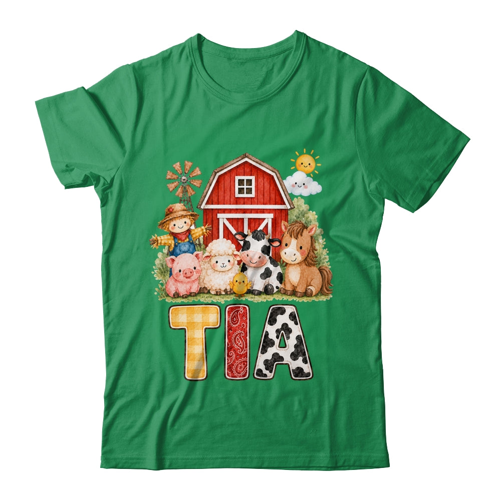 Tia Farm Cow 1St Birthday Girl Boy Matching Family Shirt & Hoodie | siriusteestore