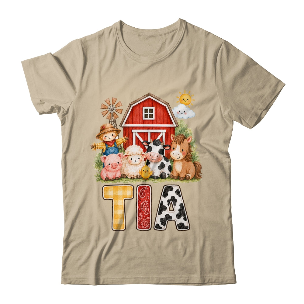 Tia Farm Cow 1St Birthday Girl Boy Matching Family Shirt & Hoodie | siriusteestore