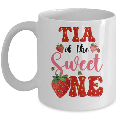 Tia Of Sweet One Strawberry Frist 1st Birthday Girl Mug | siriusteestore