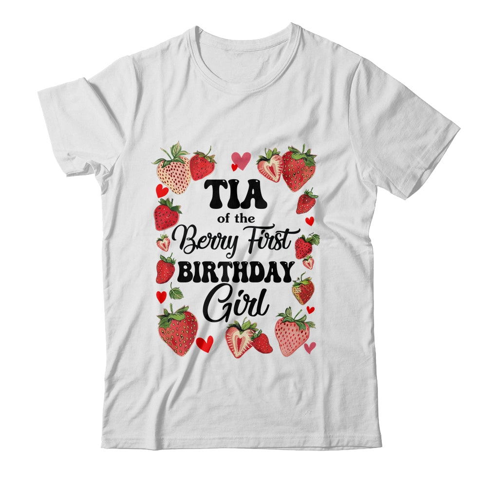 Tia Of The Berry First Birthday Girl Sweet One Strawberry Shirt & Hoodie | siriusteestore