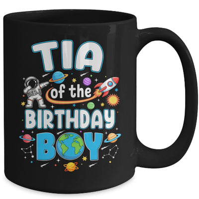 Tia Of The Birthday Boy Astronaut Family Space Planets Mug | siriusteestore