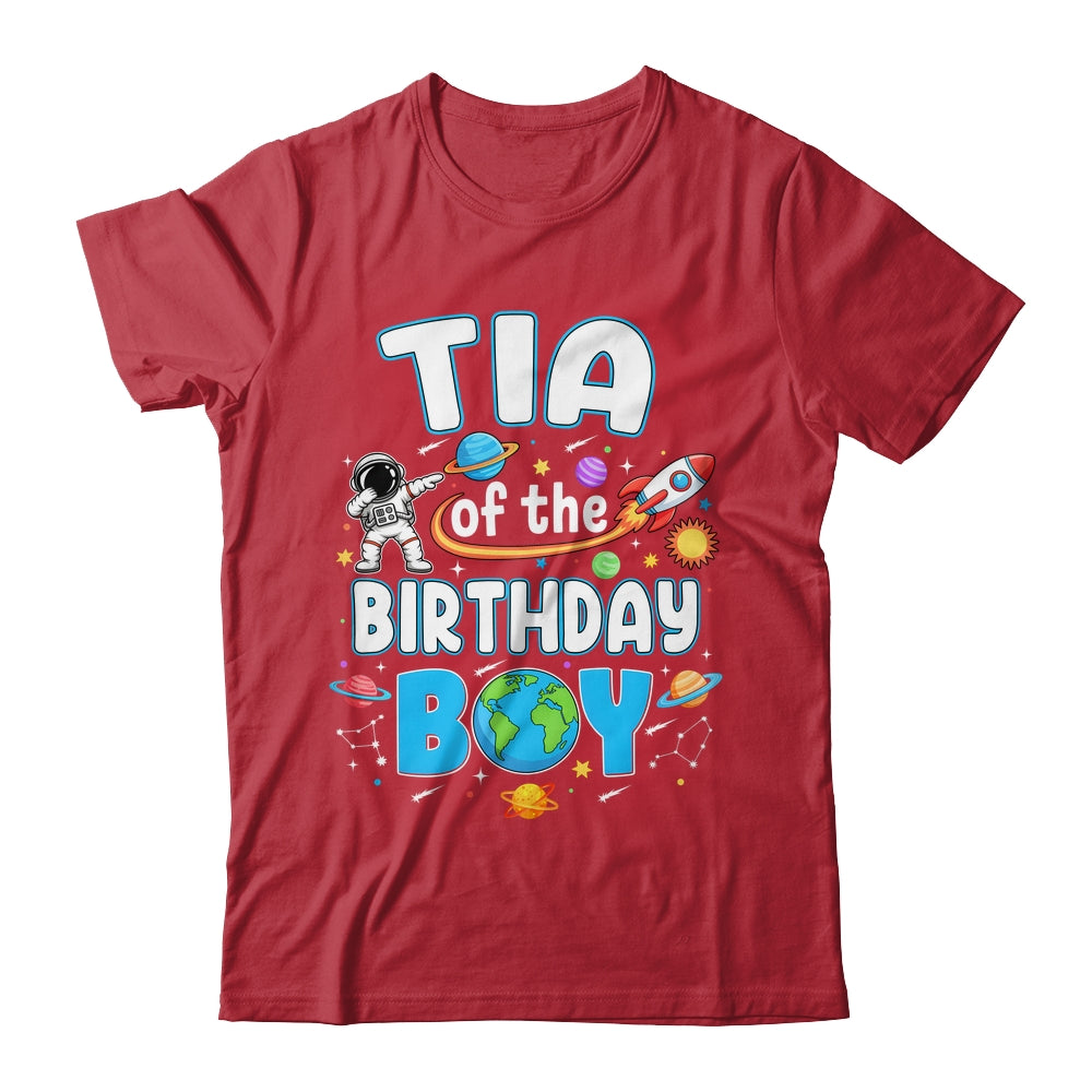 Tia Of The Birthday Boy Astronaut Family Space Planets Shirt & Hoodie | siriusteestore