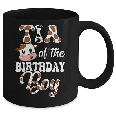Tia Of The Birthday Boy Cow Farm 1st Birthday Boy Mug | siriusteestore
