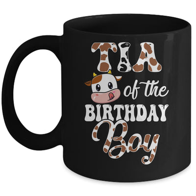 Tia Of The Birthday Boy Cow Farm 1st Birthday Boy Mug | siriusteestore