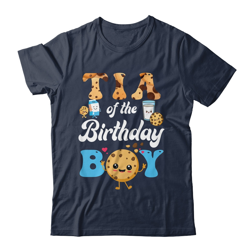 Tia Of The Birthday Boy Milk And Cookies 1st Birthday Shirt & Hoodie | siriusteestore