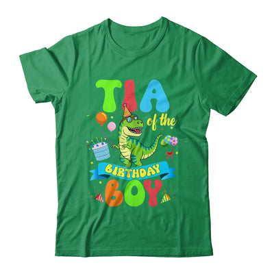 Tia Of The Birthday Boy TRex Dinosaur Birthday Family Shirt & Hoodie | siriusteestore