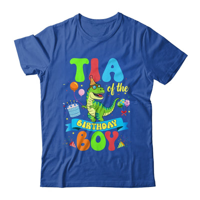 Tia Of The Birthday Boy TRex Dinosaur Birthday Family Shirt & Hoodie | siriusteestore