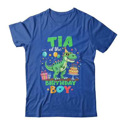 Tia Of The Birthday Boy T Rex Dinosaur Family Party Shirt & Hoodie | siriusteestore