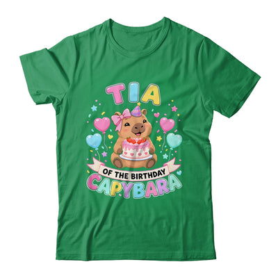 Tia Of The Birthday Capybara Birthday Girl Family Shirt & Hoodie | siriusteestore