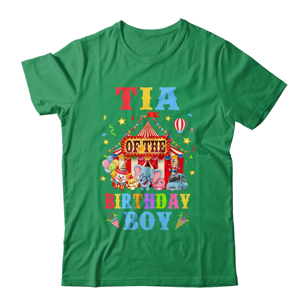 Tia Of The Birthday For Boy Circus Carnival Theme Party Shirt & Hoodie | siriusteestore