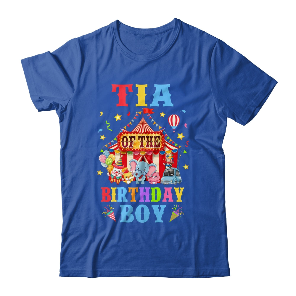 Tia Of The Birthday For Boy Circus Carnival Theme Party Shirt & Hoodie | siriusteestore