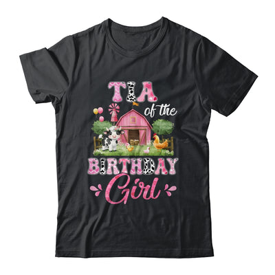 Tia Of The Birthday Girl 1st Birthday Cow Farm Family Shirt & Hoodie | siriusteestore