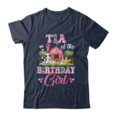 Tia Of The Birthday Girl 1st Birthday Cow Farm Family Shirt & Hoodie | siriusteestore