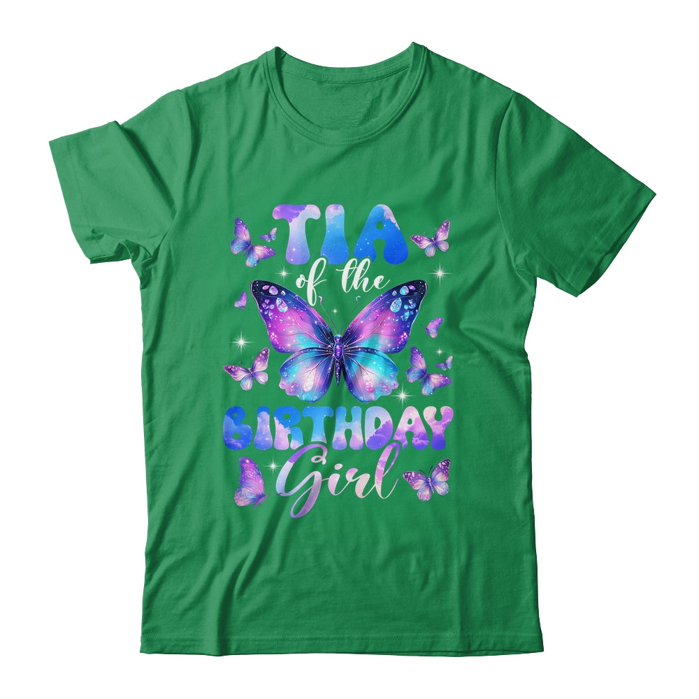 Tia Of The Birthday Girl Butterfly Family Matching Shirt & Hoodie | siriusteestore
