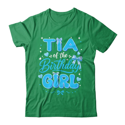 Tia Of The Birthday Girl Family Coquette Bow Blue Cute Shirt & Hoodie | siriusteestore