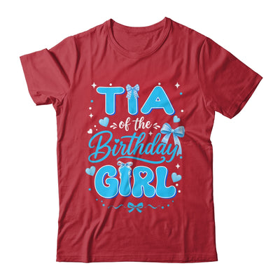 Tia Of The Birthday Girl Family Coquette Bow Blue Cute Shirt & Hoodie | siriusteestore
