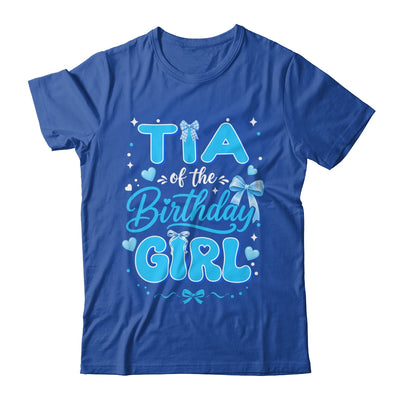 Tia Of The Birthday Girl Family Coquette Bow Blue Cute Shirt & Hoodie | siriusteestore