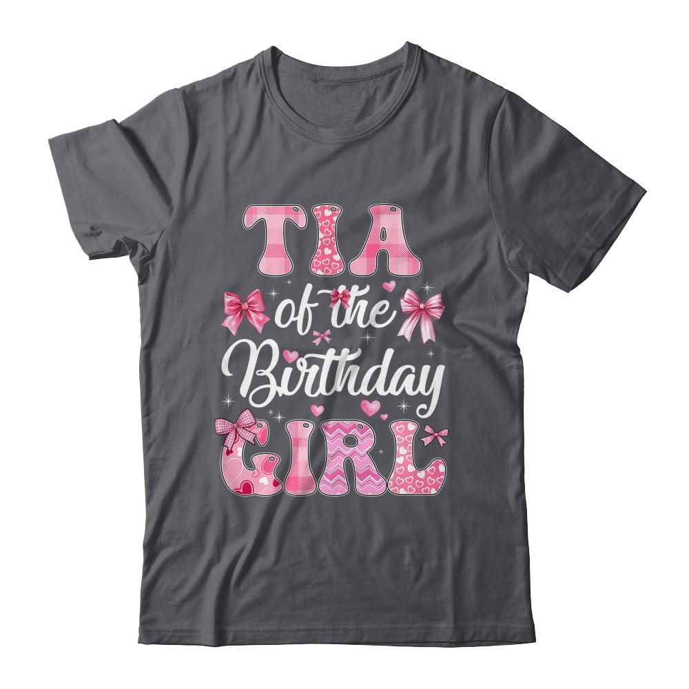 Tia Of The Birthday Girl Family Pink Coquette Bow Shirt & Hoodie | siriusteestore