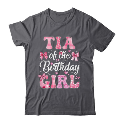 Tia Of The Birthday Girl Family Pink Coquette Bow Shirt & Hoodie | siriusteestore