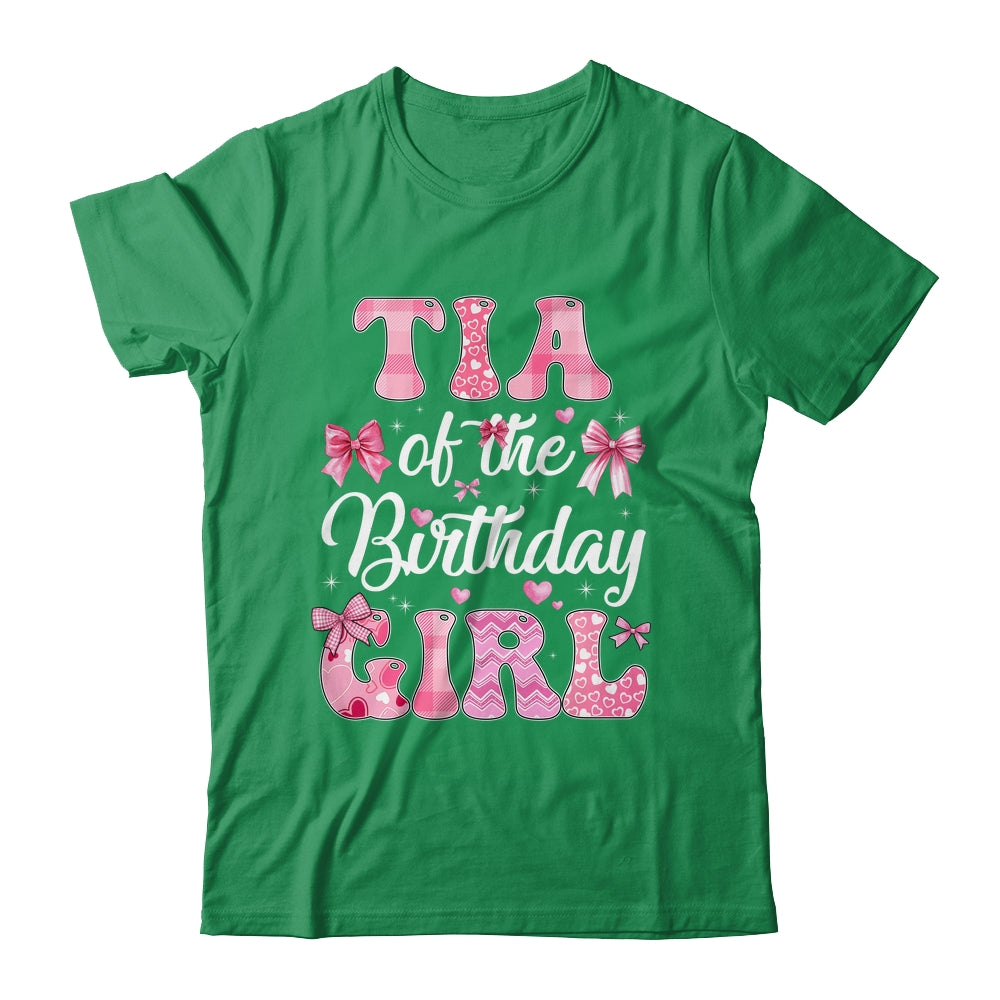 Tia Of The Birthday Girl Family Pink Coquette Bow Shirt & Hoodie | siriusteestore