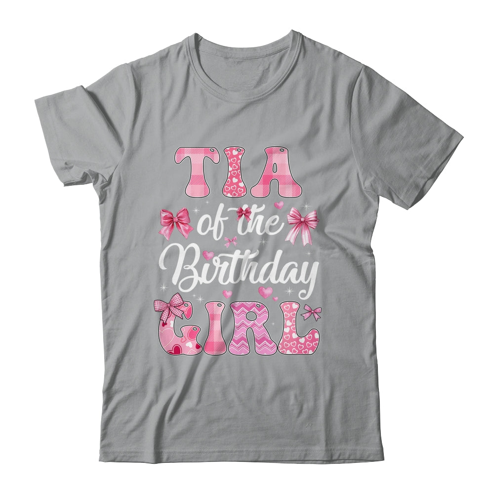 Tia Of The Birthday Girl Family Pink Coquette Bow Shirt & Hoodie | siriusteestore