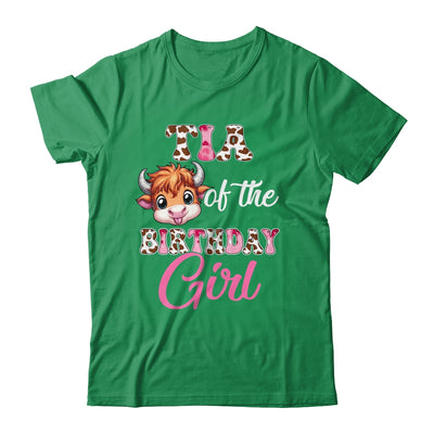 Tia Of The Birthday Girl Highland Cow Farm 1st Birthday Shirt & Hoodie | siriusteestore