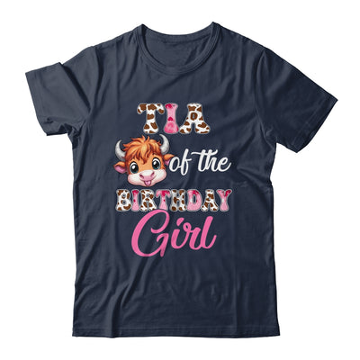 Tia Of The Birthday Girl Highland Cow Farm 1st Birthday Shirt & Hoodie | siriusteestore