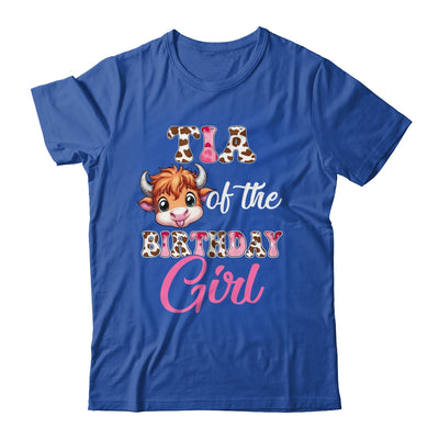 Tia Of The Birthday Girl Highland Cow Farm 1st Birthday Shirt & Hoodie | siriusteestore