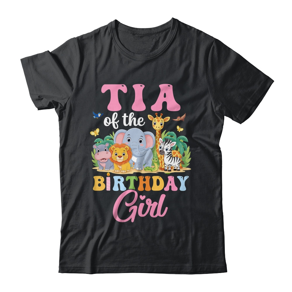Tia Of The Birthday Girl Kids Safari Jungle Animal Shirt & Hoodie | siriusteestore