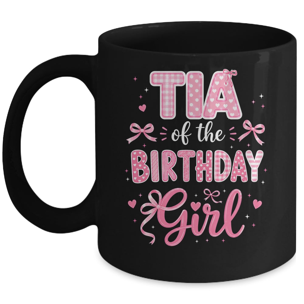 Tia Of The Birthday Girl Matching Pink Coquette Bow Mug | siriusteestore