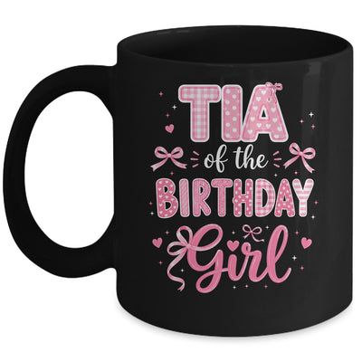 Tia Of The Birthday Girl Matching Pink Coquette Bow Mug | siriusteestore