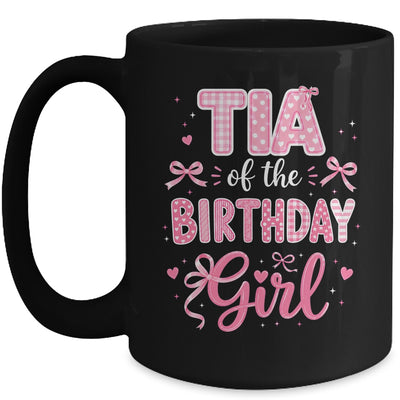 Tia Of The Birthday Girl Matching Pink Coquette Bow Mug | siriusteestore