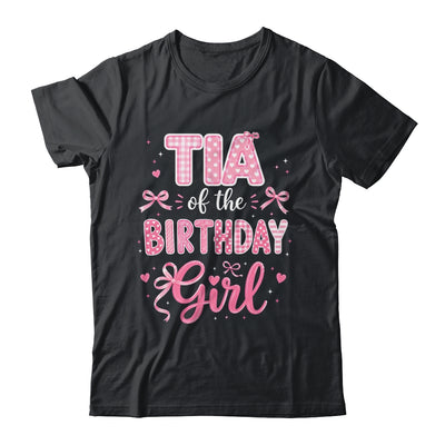 Tia Of The Birthday Girl Matching Pink Coquette Bow Shirt & Hoodie | siriusteestore